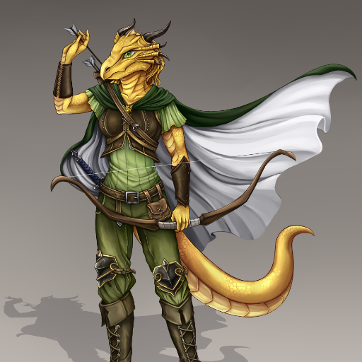 Picture of a dragonborn ranger.png